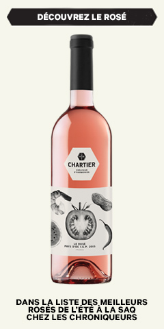 3 étoiles pour Le Rosé de Chartier 2014!