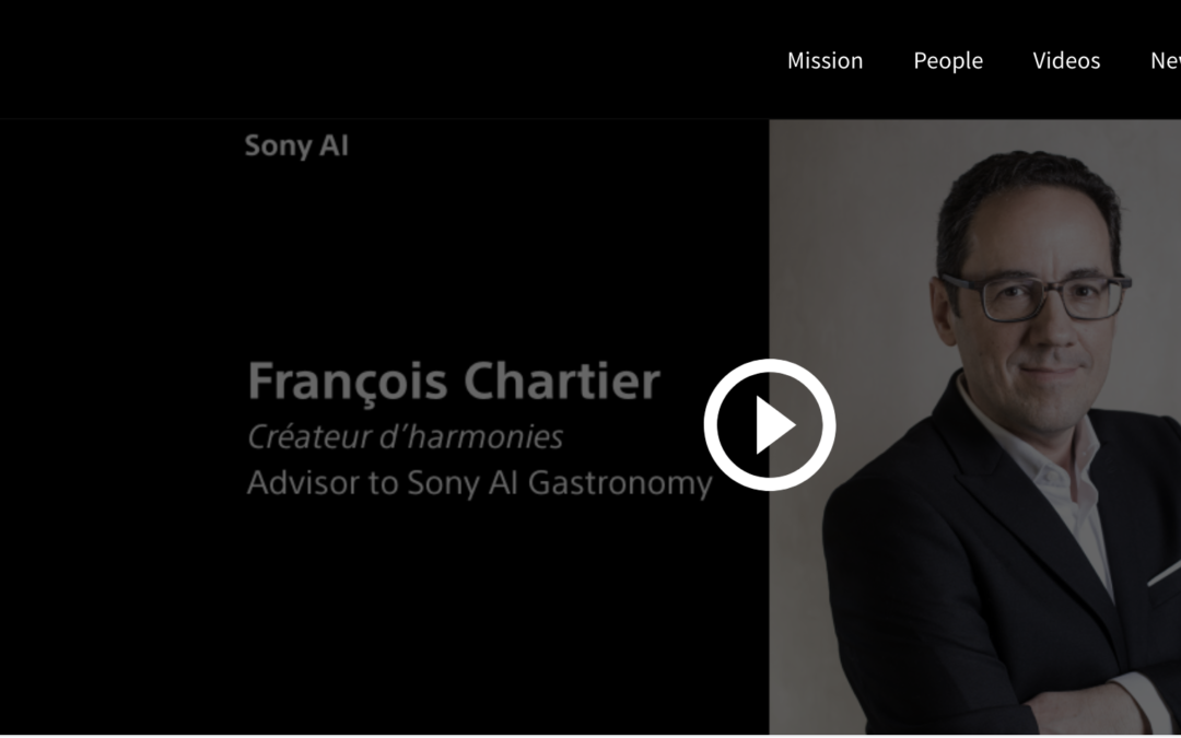 Sony AI Launches Gastronomy Flagship Project with the Release of the “Chef Interview Series”, in collaboration with François Chartier